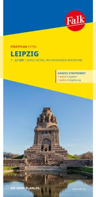 Produktbild von Falk Stadtplan Extra Leipzig 1:22.500