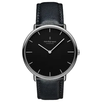 Image de Nordgreen Copenhagen - NR40SILEBLBL - Montre Bracelet - Hommes - Quartz - NATIVE
