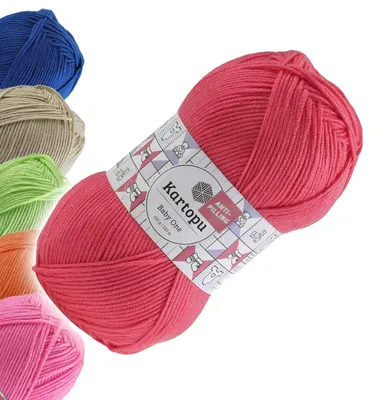 100g Strickgarn Kartopu BABY ONE Antipilling rosé
