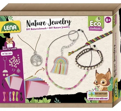 Obrázek produktu pro Lena Eco Nature Jewelry, Sada na výrobu šperků pro děti, 8 rok/roky, Vícebarevný