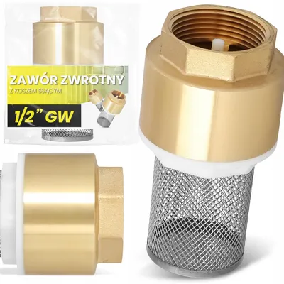 Produktbild von TRCR Rückschlagventil mit Saugeinsatz 1/2 Zoll Messing