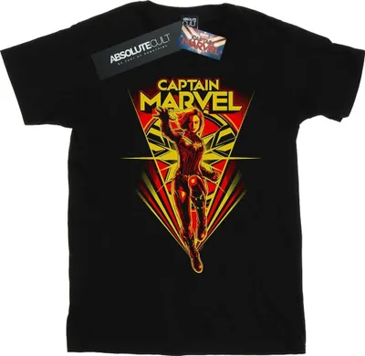 Produktbild von Marvel - "Flying V" T-Shirt für Herren BI20272 (L) (Schwarz)