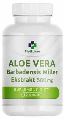 Image de MedFuture Extrait d'aloe vera 500mg 60 gélules