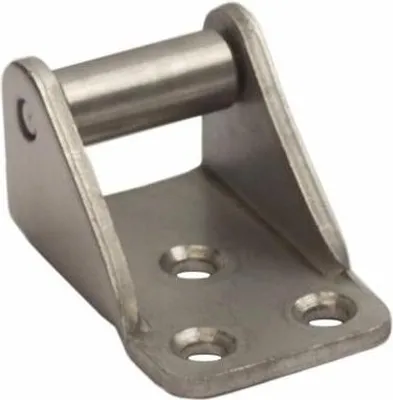 Produktbild von Türfeststeller mit Rollenkloben und integriertem Fanghaken aus Edelstahl, Serie ma