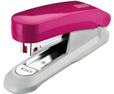 Produktbild von Novus Heftgerät E 15 fresh, bis 15 Blatt fresh pink/grau, Oberlademechanik