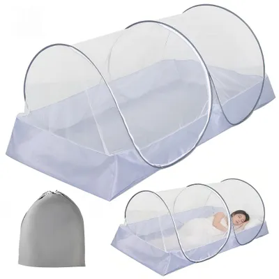 Image de Moustiquaire pop-up, 200 x 100 x 73 cm, filet anti-moustiques, pliable, pour les voyages