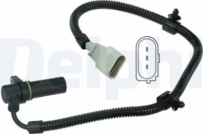 Produktbild von DELPHI SS11071 Kurbelwellensensor Impulsgeber für VW POLO (9N) 585mm