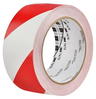 Zdjęcie produktu dla Samolepiąca Taśma Sygnałowa Czerwono-Biała 33 M, 50 Mm 3M 767I