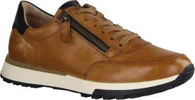 Produktbild von Paul Green 5310-066 Damensneaker, Schnürschuhe, Leder, Cuoio/Black - Damenschuhe Top Trends, Braun, leder (maincalf/easy calf)