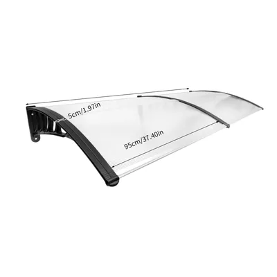 Obrázek produktu pro Venkovní stříška, ochrana proti UV záření, moderní design, čirá