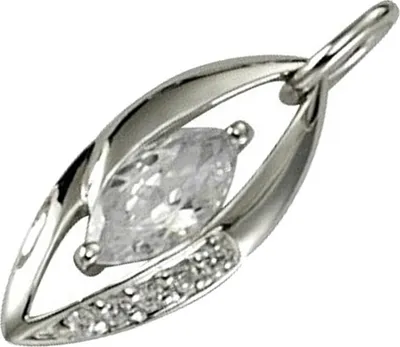 Produktbild von KISMA Schmuck Anhänger für Ketten weiß Sterling Silber 925 KIH0107-018