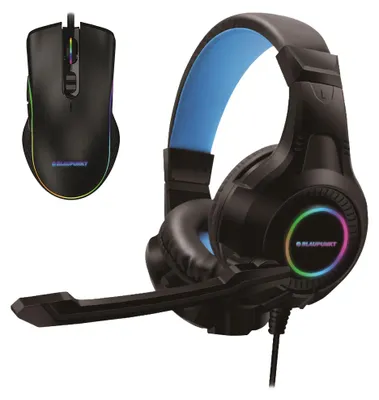 Produktbild von Blaupunkt Maus und Kopfhörer Gaming Set