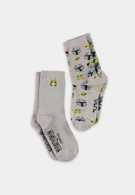Zdjęcie produktu dla Skarpety dziecięce Star Wars: The Mandalorian - Crew Socks (2 pary) (rozmiar 35/38)