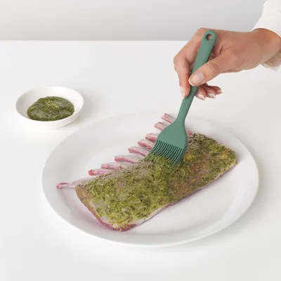 Obrázok produktu pre Brabantia Tasty+, Plochá kefa, Silikón, Silikón, Zelená, 38 mm, 174 mm