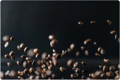 Produktbild von Küchenmatte 140x210 cm Vinylmatte Bodenmatte Dekoration - Kaffee Coffee Bohnen