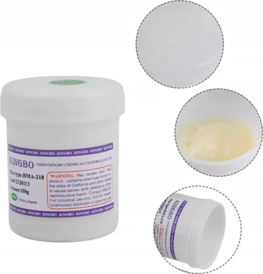Obrázok produktu pre Rosfix Kingbo RMA-218 | Spájkovacia Pasta 100g | BGA SMD SMT | Reballing