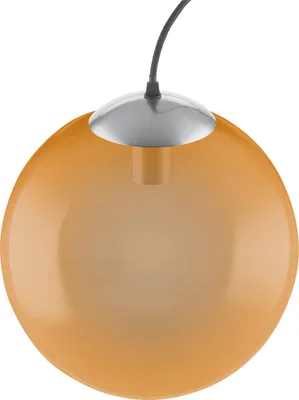 Produktbild von LEDVANCE Vintage Edition 1906, Deckenleuchte mit E27 Sockel, Oranges Glas, Ohne Leuchtmittel, Bubble Pendant