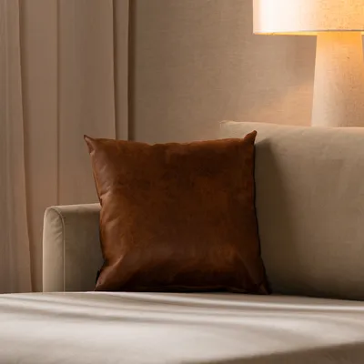 Produktbild von Bronx71 Kissen Kyla cognac 45x45 cm