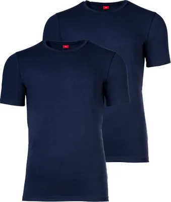 Produktbild von s.Oliver 2er Pack Basic Unterhemd / Shirt Kurzarm Shirt mit Kurzarm und Rundhals-Ausschnitt, Weich und elastisch, Vielseitig kombinierbar
