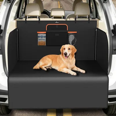 Produktbild von Kofferraumschutz Hund Seitenschutz Ladekantenschutz Matte 185x115cm Wasserdicht Kratzfest für SUV LKW