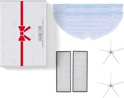 Produktbild von Original Roborock S8/S7 Max Ultra/S7 Maxv Ultra/S7 Pro Ultra/S7/S7 Maxv Staubsauger Roboter Zubehör, mit Mopps, HEPA-Filter und weißer Seitenbürste