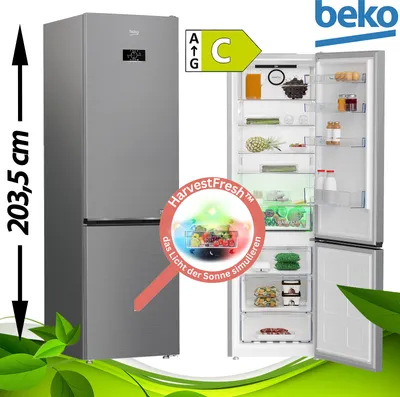 Produktbild von B5RCNA406HXB1, Kühl-/Gefrierkombination (edelstahl)