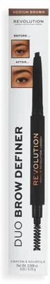 Obrázok produktu pre Revolution ceruzka na obočie Duo Brow Definer Medium Brown