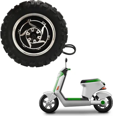 Obrázek produktu pro Elektrický motor náboje kola 10 palců 800 až 2200 W bezkartáčový pro motocykl skútr 48 nebo 72 V