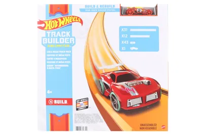 Obrázek produktu pro Hot Wheels FTL69 Rovné koleje 12 m + konektory + autíčko