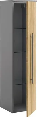 Produktbild von FACKELMANN Midischrank Andria rechts anthrazit BxHxT 30 x 122 x 33 cm anthrazit