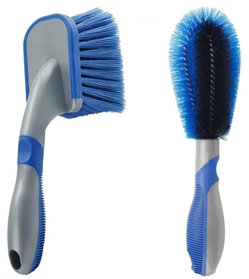 Image de Brosse de jante - Brosse de roue - 26 cm et 27 cm - Lot de 2