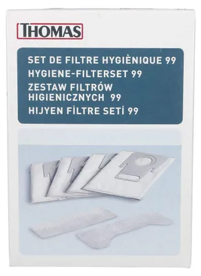Filterset 99 – 4 Staubbeutel, 1 Aktivkohlefilter, 1 Abluftfilter