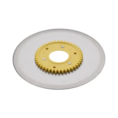 Obrázok produktu pre ritter náhradný nôž 501.105 hladký nôž na šunku/krájanie so žltým ozubeným kolieskom pre Ritter Compact1, Markant05, Markant01, Sono1