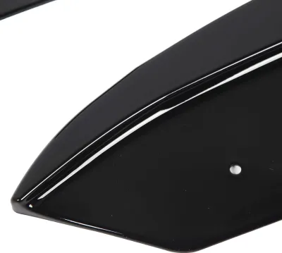 Zdjęcie produktu dla 2 sztuki spojlerów tylnego zderzaka, aerodynamiczny, lekki splitter dyfuzora podbródka do X4 G02 M-Sport 2018 do 2021, błyszcząca czerń