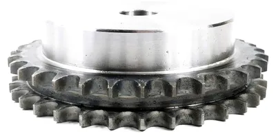 Obrázek produktu pro Ozubené kolo 08B, 32 zubů, s nábojem, kalené, P: 12,7, 1/2″, Ozdowski