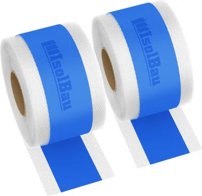 Produktbild von Isolbau Dichtband P2 Blau - 100 m Abdichtband Wasserdichtes Dichtungsband für Sanitär, Dusche, Bad, Fliesen, Balkon und Terrasse, Abdichtung für Innen- & Außenbereich - 120 mm