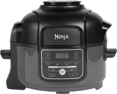 Produktbild von NINJA Multikocher Foodi Mini 6in1 Multikocher 4,7L Schnellkochtopf Heißluftfritteuse, 1460,00 W, mit Fritteuse, Elektrisch, Ohne Öl, Air, Slow Cooker