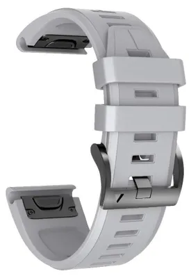 Obrázok produktu pre Silikónový remienok pre hodinky Fenix 5/6/Forerunner 935/945 (22 mm, sivý)
