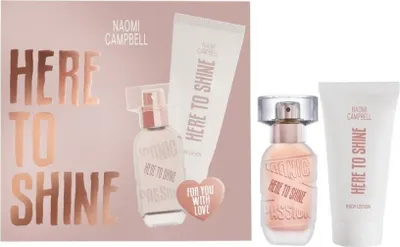 Obrázok produktu pre Here To Shine – toaletná voda, 15 ml + Krém na telo, 50 ml