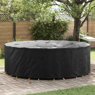 Produktbild von Möbel Möbelbezug Schwarz 279 x 279 x 105 cm 210D Oxford Stoff - Gartenmöbel-Schutzhüllen &41589