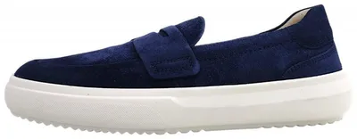 Image de Gabor : chaussures basses, mocassins, couleur bleue, pour le quotidien