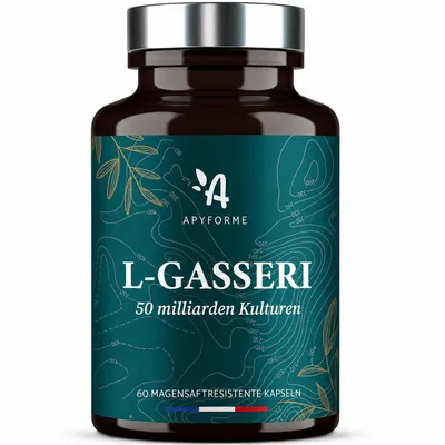 Produktbild von Apyforme - Lactobacillus Gasseri Bakterienstämme - Bis zu 50 Milliarden KBE/Tag - 60 Kapseln - 100% Französisch