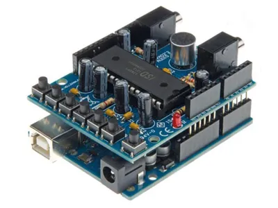 Obrázek produktu pro Recording Audio Shield pro Arduino®