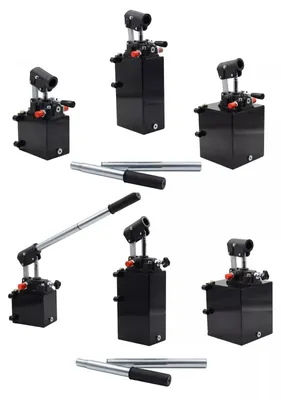Obrázok produktu pre Hydraulická ručná pumpa dvojčinná s nádržou 5L