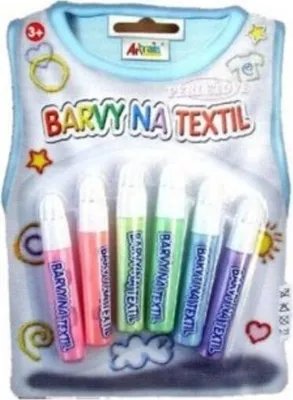 Obrázok produktu pre Farby na textil perleťové Teddies