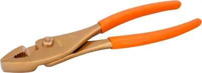 Produktbild von Bahco Wasserpumpenzangen aus Kupferberyllium, mit Gleitgelenk, funkenfrei, 200 mm