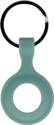 Produktbild von Silikon Case für AirTag Schutz Hülle Cover Schlüsselanhänger Apple AirTag Cover Case Tracker Tasche Dunkelgrün