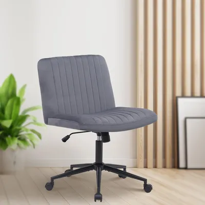 Produktbild von Bürostuhl HLO-CP192 Samt  dunkelgrau