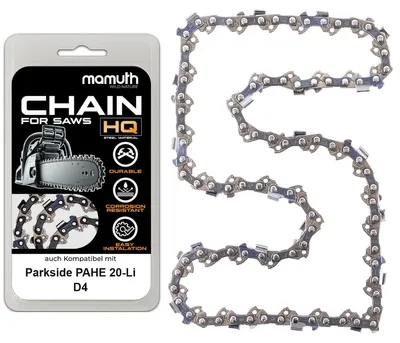 Produktbild von Sägekette 20cm 1,3mm 3/8" 33TG für Parkside PAHE 20-Li D4