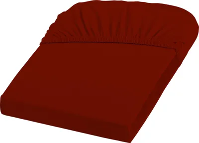Produktbild von Jenny C Single Jersey Spannbettlaken Bordeaux 100 x 220 cm